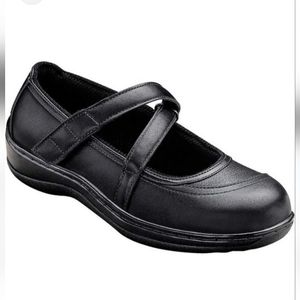Orthofeet | Celina Mary Jane Black Comfort Shoes Women’s 9 X-Wide